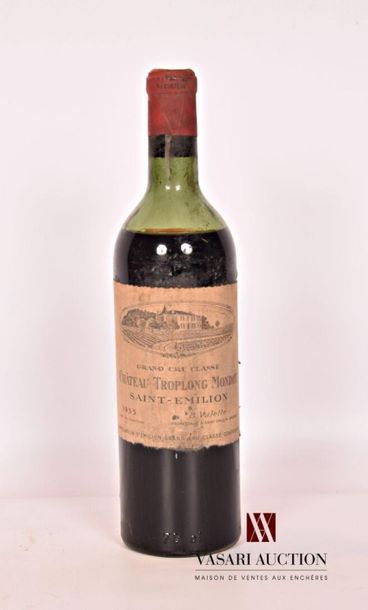 null 1 bouteille	Château TROPLONG MONDOT	St Emilion GCC	1955
	Et. un peu fanée et...