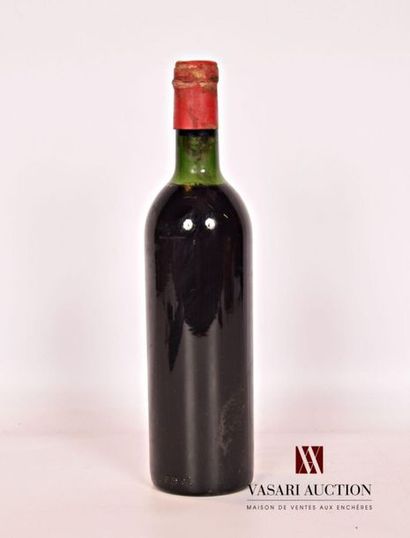 null 1 bouteille	Château CANON	St Emilion 1er GCC	1962
	Sans étiquette. Jupe de la...