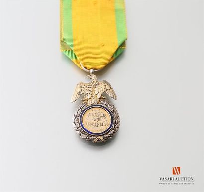 null France: Second empire: Médaille militaire, ( deuxième type, 1853-1870), ruban...