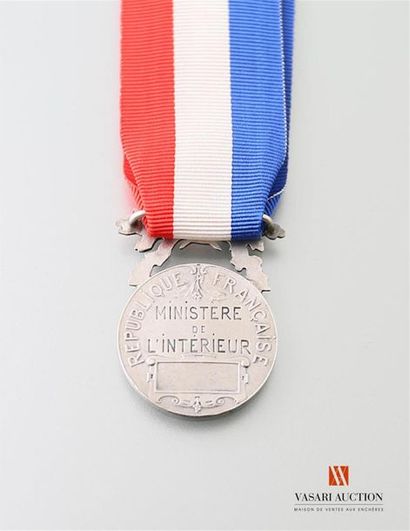 null France: ministère de l'intérieur, médaille d'honneur, dévouement, tirage de...