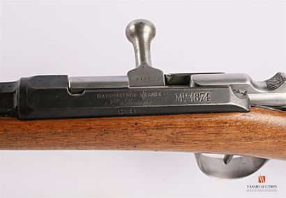null Fusil réglementaire GRAS modèle 1874 modifié 80, canon de 79,8 cm calibre 11...