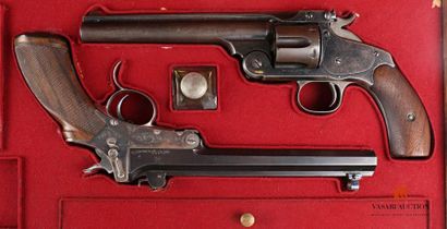 null Revolver à brisure Smith & Wesson type Russian, calibre 38, canon de 16,5 cm,...