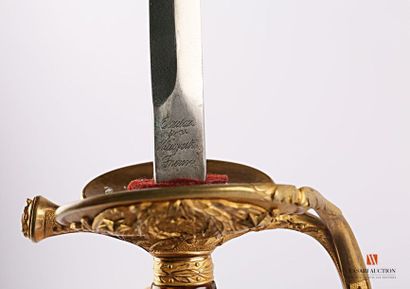 null Épée de Général de Brigade, modèle 1872, monture laiton doré ciselé à une branche,...