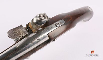 null Pistolet modèle 1763, platine à silex signée Mre de Libreville, et poiçonnée...