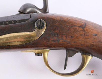 null Pistolet réglementaire modèle 1822 T bis, modèle construit neuf, platine signée...