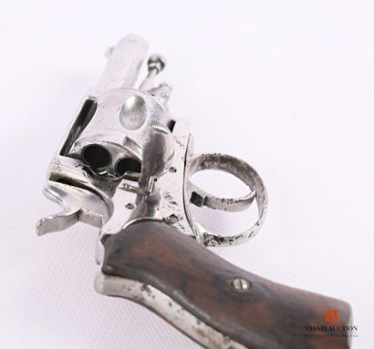 null Revolver de poche double action, canon octogonal de 4,5 cm, calibre 8 mm, barillet...
