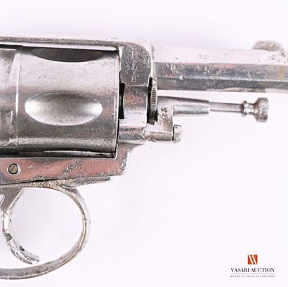 null Revolver de poche double action, canon octogonal de 4,5 cm, calibre 8 mm, barillet...