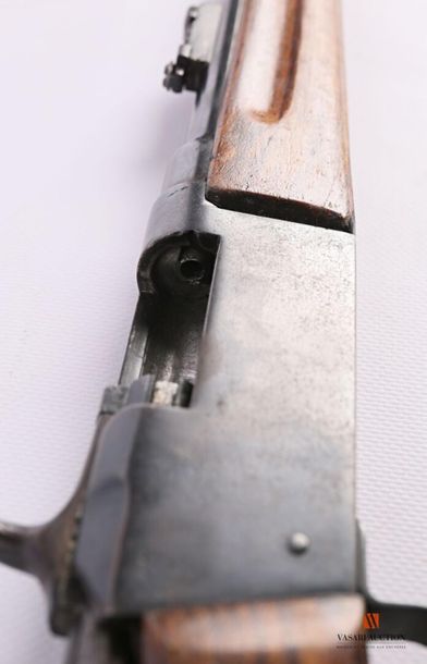 null Carabine mono coup scolaire type LEBEL calibre 6 mm , canon de 61 cm avec guidon...