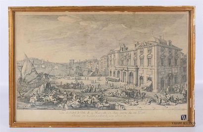 null Rigaud Jacques (1681-1754) after, INGEN (engraver)
-View of the town hall of...