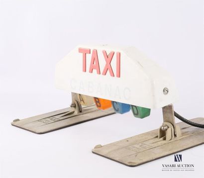 null Enseigne de Taxi Cabanac en plastique - Production AMAP Agnetiques France -...