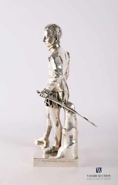 null BOSIO Franz Josef (1768-1845), after
Henri IV child 
Proof in bronze with silver
patina...