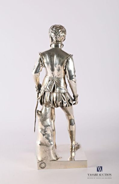 null BOSIO Franz Josef (1768-1845), after
Henri IV child 
Proof in bronze with silver
patina...