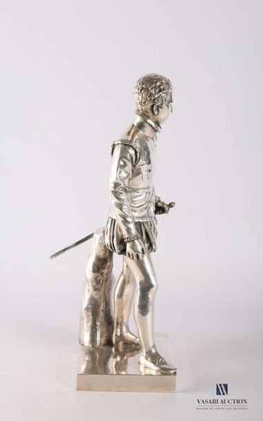 null BOSIO Franz Josef (1768-1845), after
Henri IV child 
Proof in bronze with silver
patina...