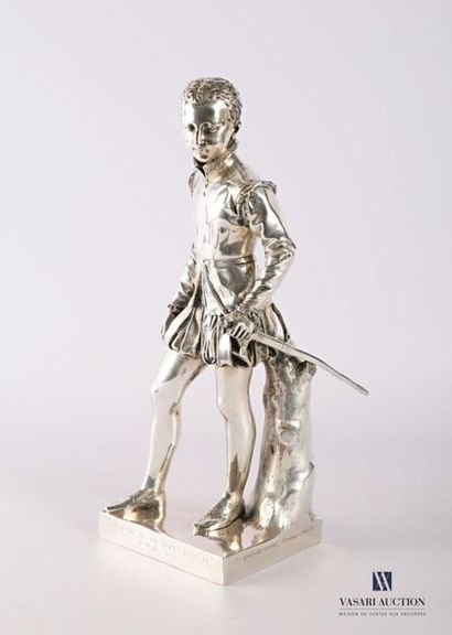 null BOSIO Franz Josef (1768-1845), after
Henri IV child 
Proof in bronze with silver
patina...