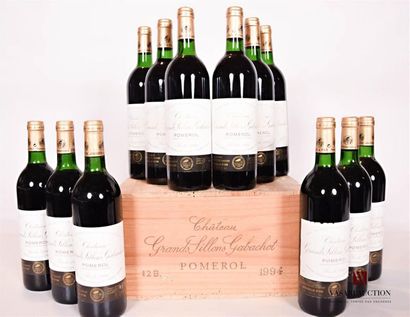 null 12 bouteilles	Château GRANDS SILLONS GABACHOT	Pomerol	1994
	Et;excellentes,...
