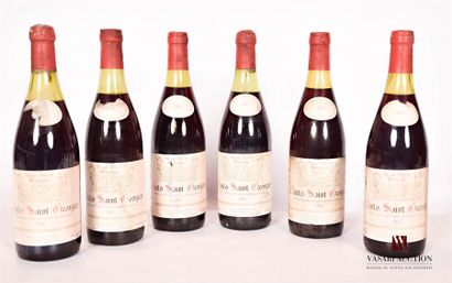 null 6 bouteilles	NUITS ST GEORGES mise Louis et Michel Legros		1983
	Et. fanées...