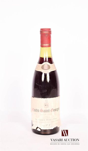 null 1 bouteille	NUITS SAINT GEORGES mise Grivelet Père & Fils		1975
	Et. fanée,...