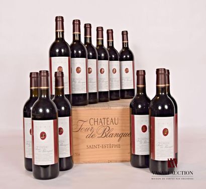 null 12 bouteille	Château TOUR DE BLANQUET	St Estèphe	1995
	Et. impeccables. N :...