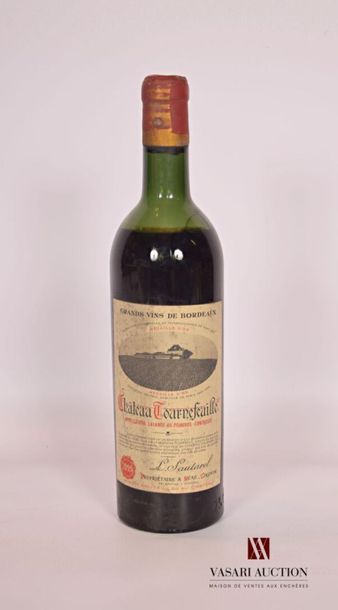 null 1 bottleChâteau TOURNEFEUILLELalande de Pomerol1955Et
. very stained. N: half...