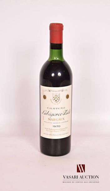 1 bouteille	Château LABÉGORCE ZÉDÉ	Margaux	1970
	Et....