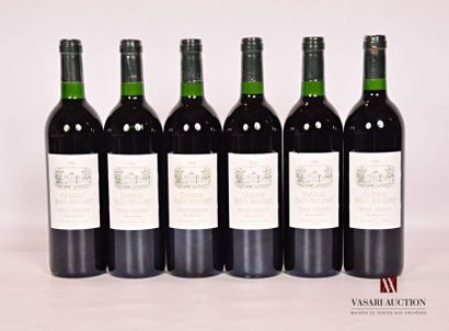 null 6 bouteilles	Château HAUT NOUCHET	Pessac Léognan	1994
	Et.: 5 impeccables, 1...