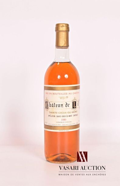 null 1 bouteille	Château DE L'IF	Ste Croix du Mont	1989
	Et. un peu tachée (quelques...