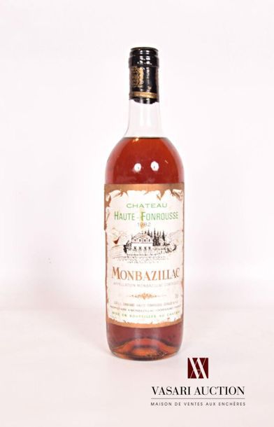 null 1 bouteille	MONBAZILLAC Château Haute Fonrousse		1982
	Et. tachée et un peu...