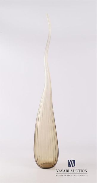 null SALVIATI
Vase soliflore modèle Aria en verre translucide de couleur sable de...