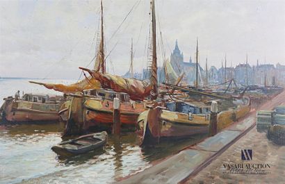 null TERLOUW Kees (1890-1948) Moored

Boats Oil on canvas
Signed lower right
60 x...