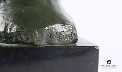 null REAL DEL SARTE Maxime (1888-1954) d'après
Jeanne d'Arc
Bronze à patine verte...