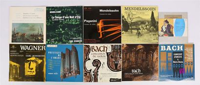 null Lot de 20 vinyles :
- Wagner Anthologie orchestrale - 1 disque 33T sous pochette...