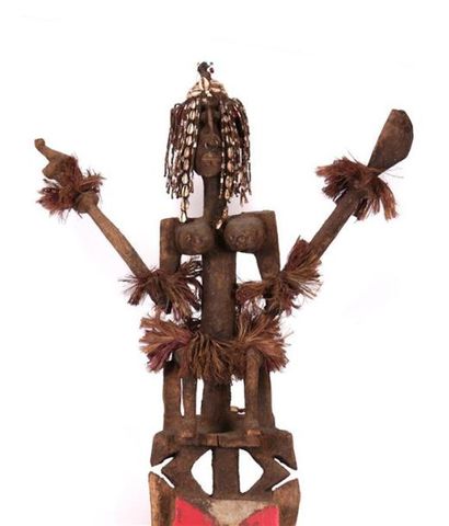 null DOGON - SATIMBE
Ritual mask called "satimbe" made of natural polychrome wood...