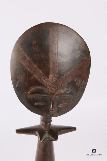 null ASHANTI - GHANA
Fertility doll in carved 
natural wood Top. 34 cm - Width :...