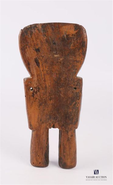 null EQUATEUR/PEROU
Statue de rituel en bois naturel de forme antropomorphe
Années...