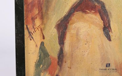 null ANTRY (XXème siècle)
Jeune fille à la coiffe
Huile sur toile
Signée au milieu...