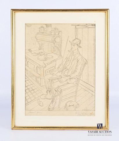 null ZILZER Gyula (1898-1969), after 
Vermont Farmer 
Lithograph 
Signed and dated...