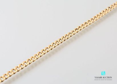 null Vest chain in yellow gold 750 thousandths, gourmet chain link 
Weight: 13.6...