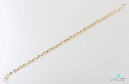 null Vest chain in yellow gold 750 thousandths, gourmet chain link 
Weight: 13.6...