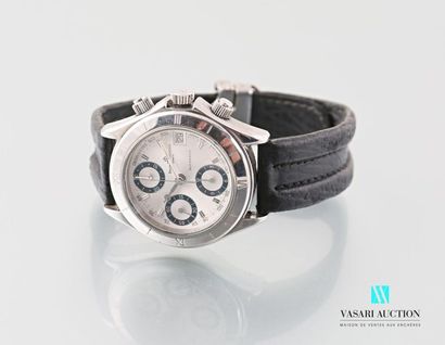 null Baume et Mercier, montre bracelet d'homme chronographe, boîtier acier (diamètre...