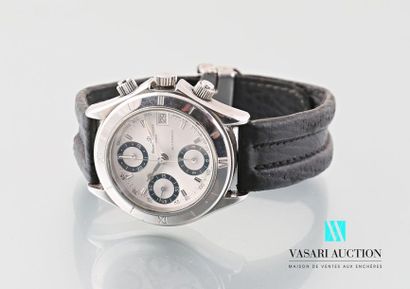 null Baume et Mercier, men's wristwatch chronograph, steel case (diameter 37 mm),...