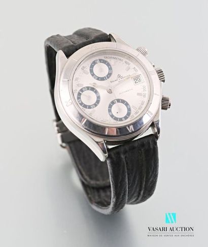 null Baume et Mercier, montre bracelet d'homme chronographe, boîtier acier (diamètre...