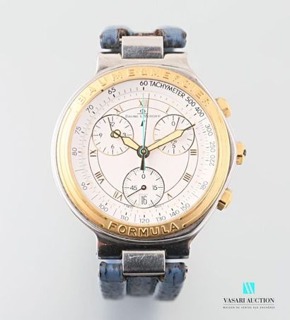 null Baume et Mercier Formula S, men's wristwatch chronograph, steel case (diameter...