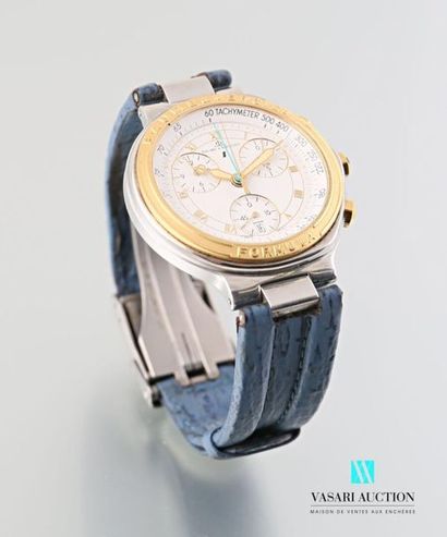 null Baume et Mercier Formula S, men's wristwatch chronograph, steel case (diameter...