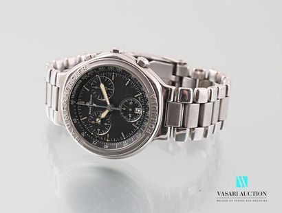 null Baume et Mercier Formula S, montre bracelet d'homme chronographe en acier, boîtier...