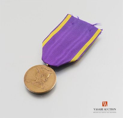 null France - Médaille du ministère de l'instruction publique, bronze, gravée par...