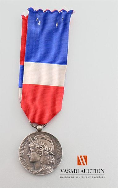 null France - Médaille du travail, honneur travail, échelon argent, BE
