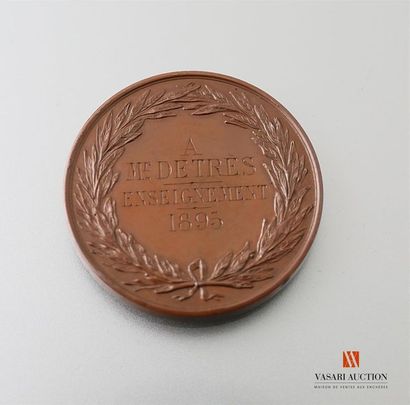 null Médaille de la société protectrice des animaux, attribuée 1895, bronze, 40 ...