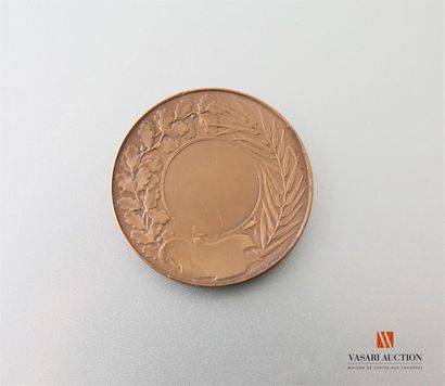 null médaille de société de musique, bronze 36 mm, BE
