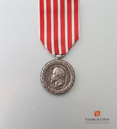 null France: Second Empire, médaille commémorative de la campagne d'Italie, tirage...