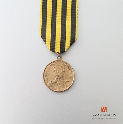 null Campagne du Dahomey - Médaille du Général Dodds, premier modèle, 30 mm, TBE,...